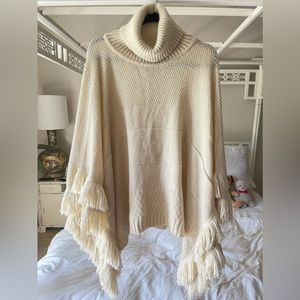 Vince Camuto Turtleneck Poncho | Size O/S